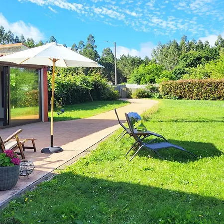 Ag Casa Bertoa Con Jardin Y Comedor Exterior X8 منزل ريفي